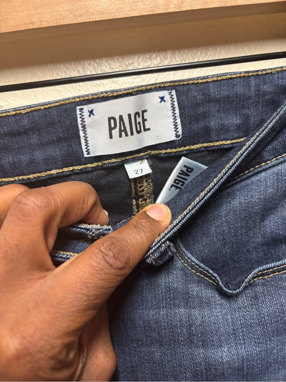 Paige Verdugo Ankle jeans women's 27 Nottingham wash(27x27) - Picture 2 of 4